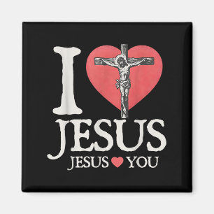 Imã Eu Amo Jesus Cristão Jesus Ama Você Versículo da B