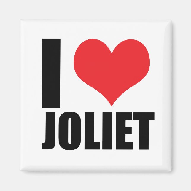 Imã Eu amo Joliet (Frente)
