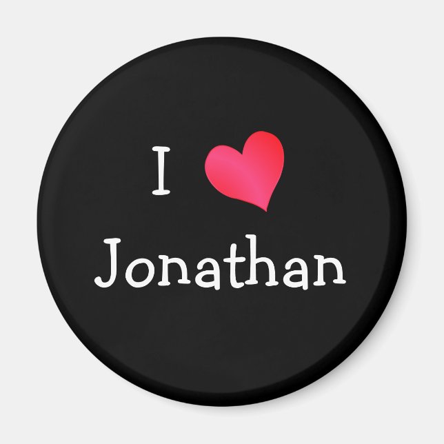 Imã Eu amo Jonathan (Frente)