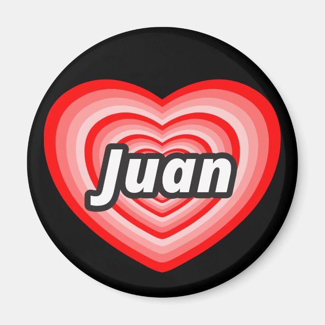 Imã Eu amo Juan (Frente)