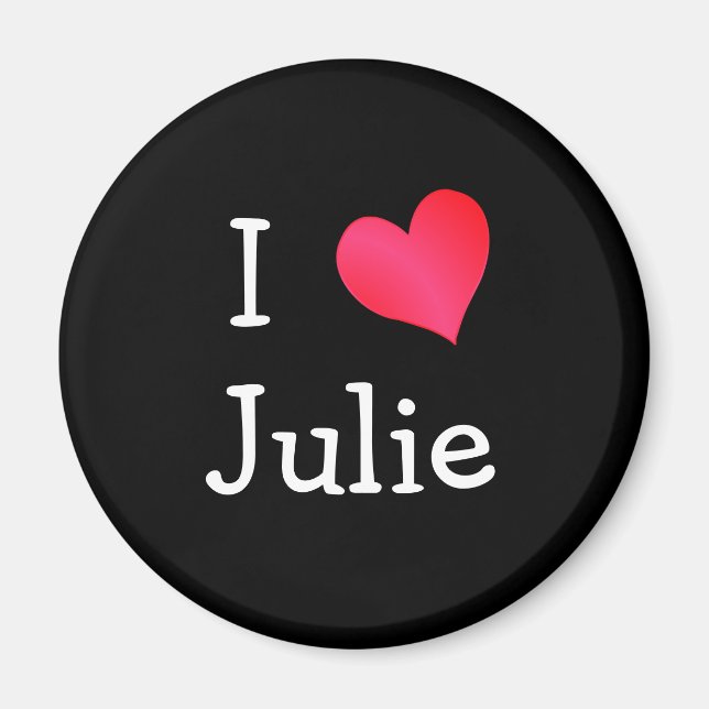 Imã Eu Amo Julie (Frente)