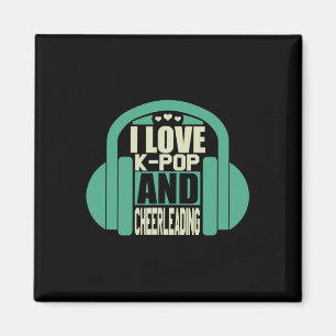 Imã Eu Amo K-pop E Animação De Torcida