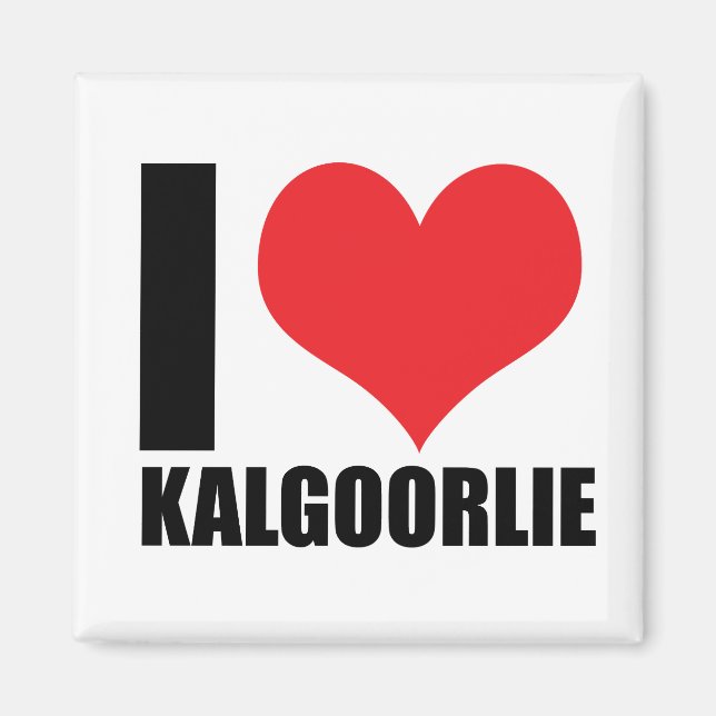 Imã Eu amo Kalgoorlie (Frente)