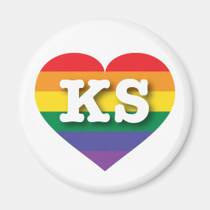 Imã Eu amo Kansas Orgulho gay