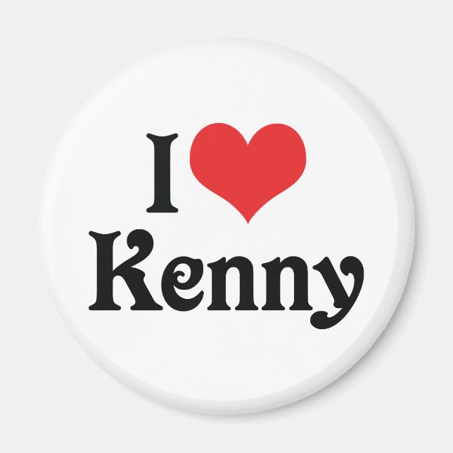 Imã Eu Amo Kenny (Frente)