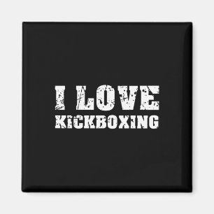 Imã Eu Amo Kickboxing Academia Fitness Para Homens Mul
