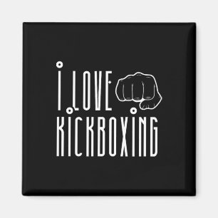 Imã Eu Amo Kickboxing Kickbox Kick Boxing Kickboxer