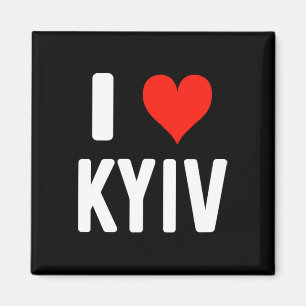 Imã Eu Amo Kiev Ucrânia - Amor - Viagem Férias