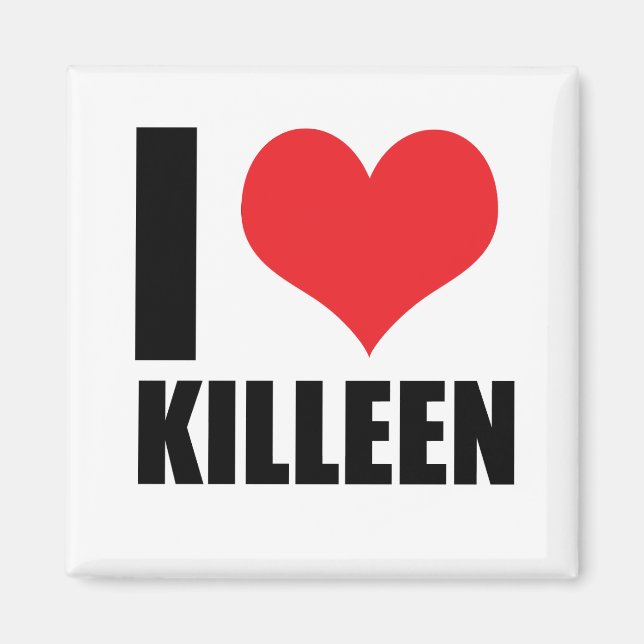 Imã Eu amo Killeen (Frente)