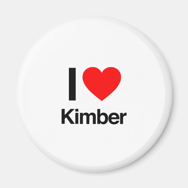 Imã eu amo kimber (Frente)