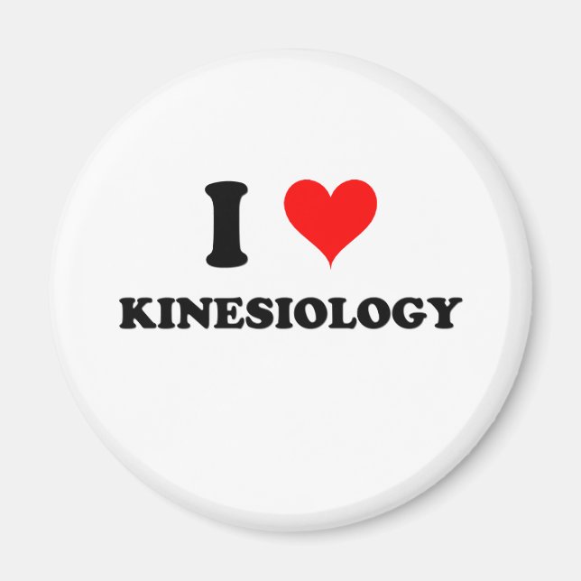 Imã Eu Amo Kinesiologia (Frente)