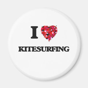 Imã Eu amo Kitesurfing