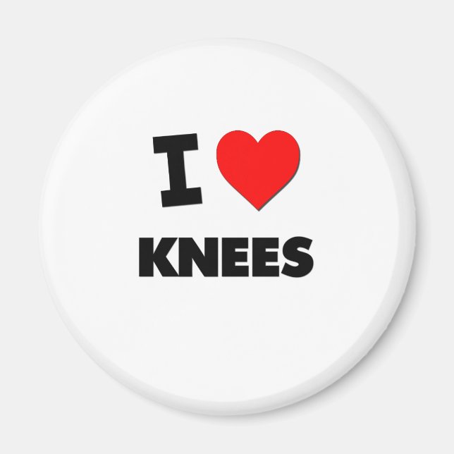 Imã Eu Amo Knees (Frente)