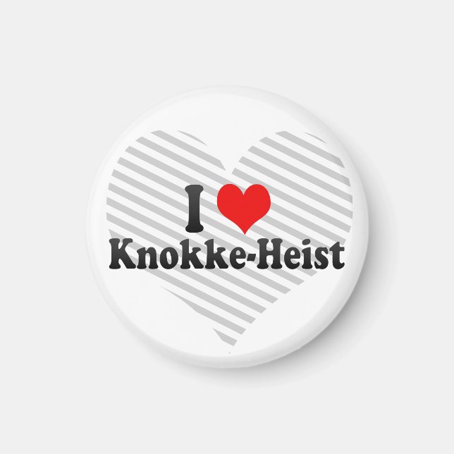 Imã Eu Amo Knokke-Heist, Bélgica (Frente)