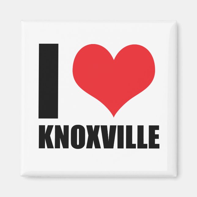 Imã Eu amo Knoxville (Frente)