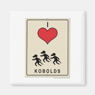 Imã Eu amo Kobolds