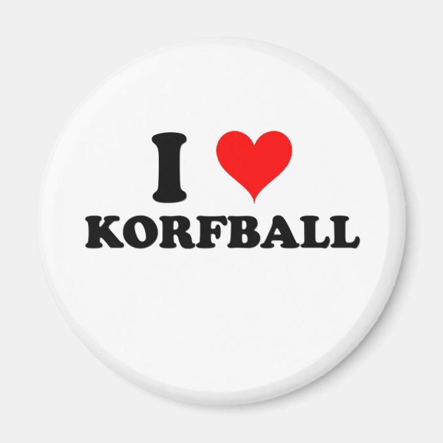 Imã Eu Amo Korfball (Frente)