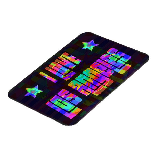 Ímã EU AMO LA Belo Neon Magnet (Left Side)