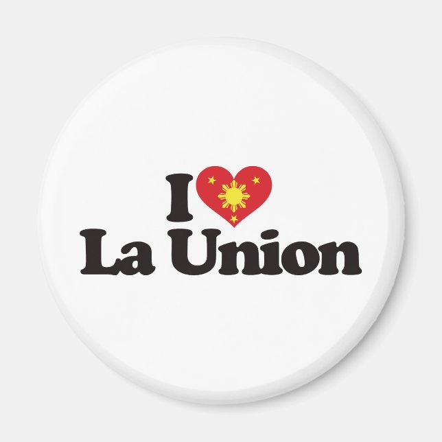 Imã Eu Amo La Union (Frente)