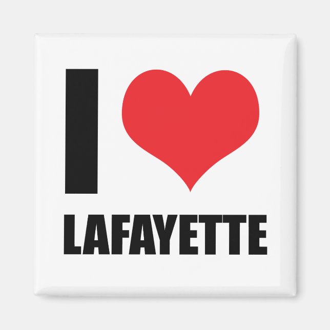 Imã Eu amo Lafayette (Frente)