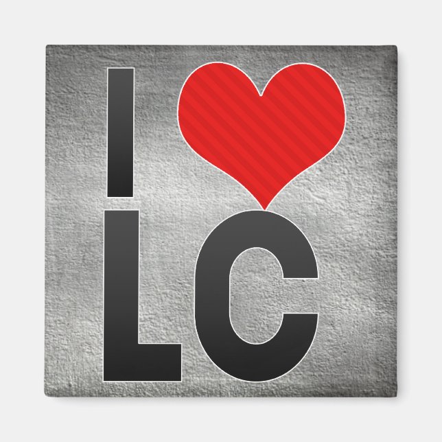 Imã Eu amo LC (Frente)