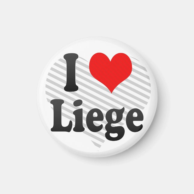 Imã Eu Amo Liege, Bélgica (Frente)