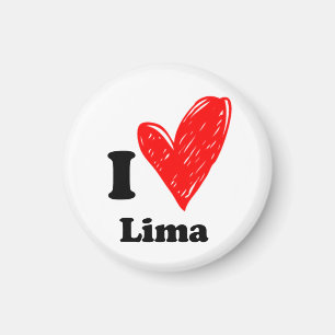 Imã Eu amo Lima