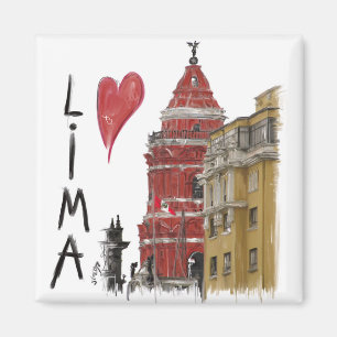 Imã Eu amo Lima