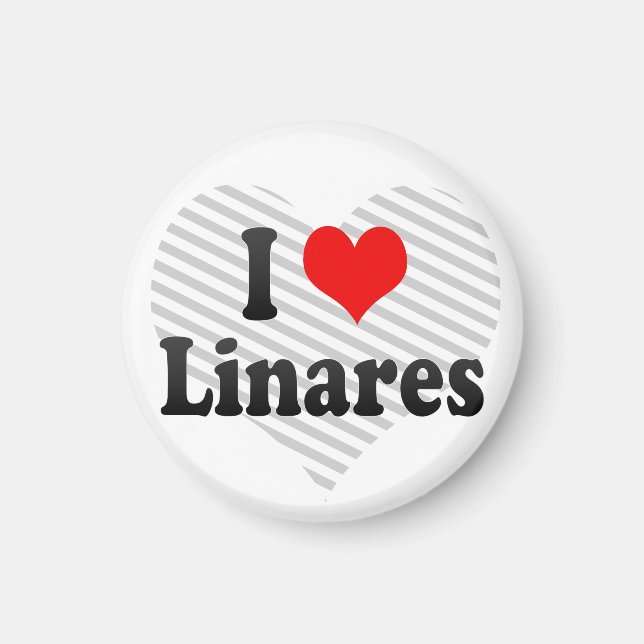 Imã Eu Amo Linares, Espanha (Frente)