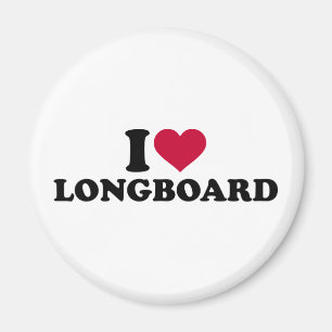 Imã Eu amo Longboard