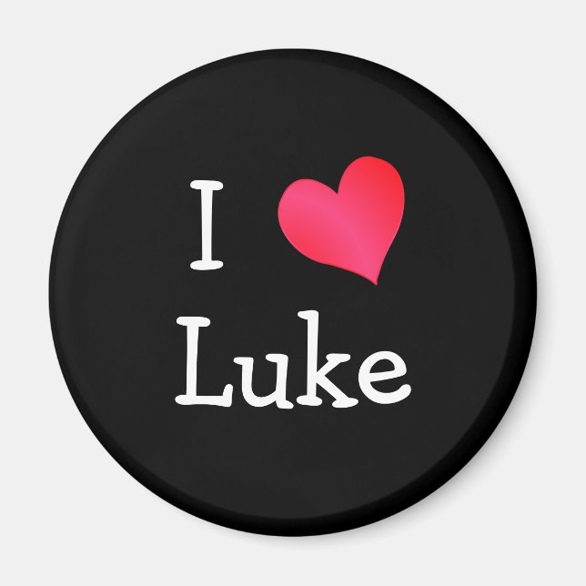 Imã Eu Amo Luke (Frente)