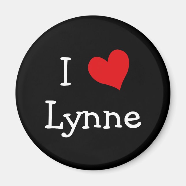 Imã Eu Amo Lynne (Frente)