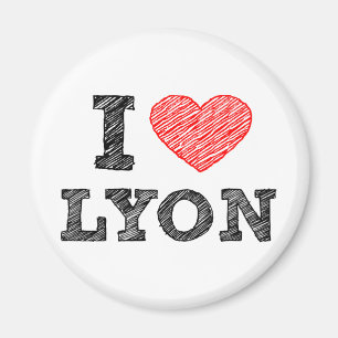 Imã Eu Amo Lyon