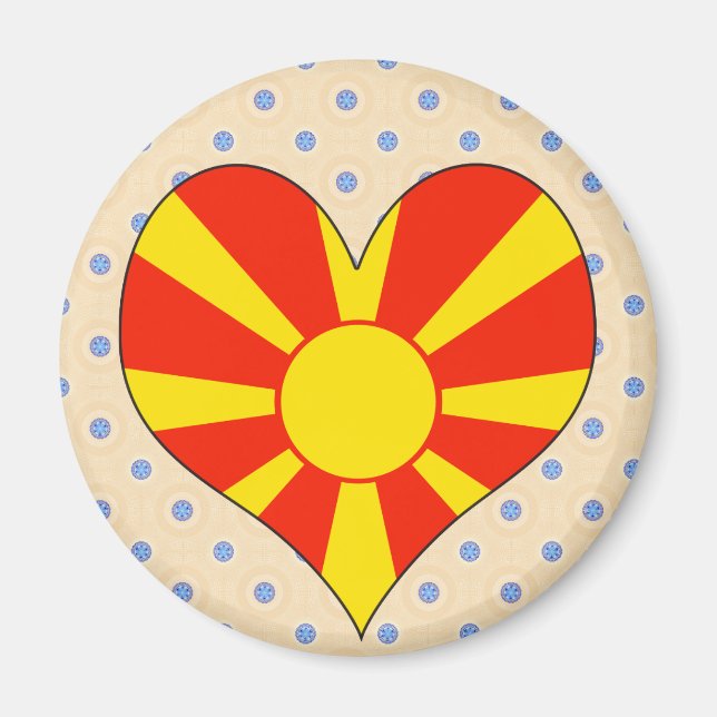 Imã Eu Amo Macedônia (Frente)