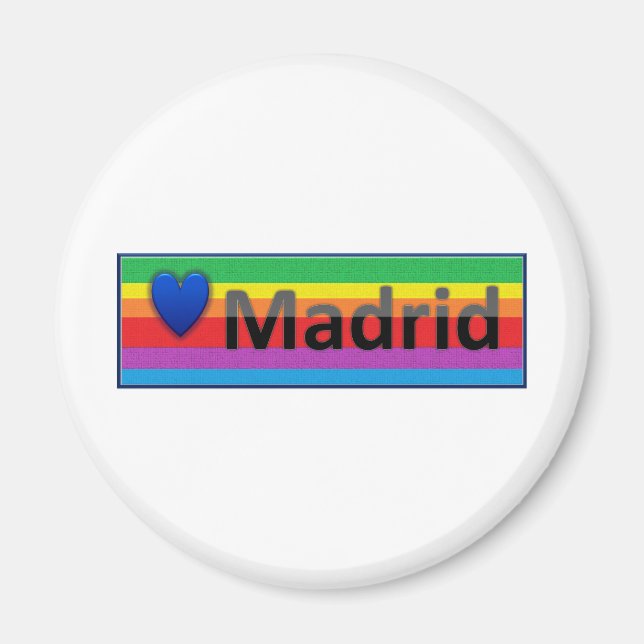 Imã Eu Amo Madrid (Frente)