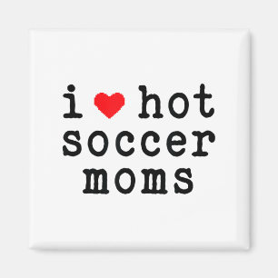 Imã Eu Amo Mães de Futebol Quentes Piadas de Amor Cora
