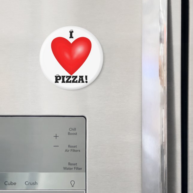 Imã Eu Amo Magnet De Pizza (In Situ (Fridge))