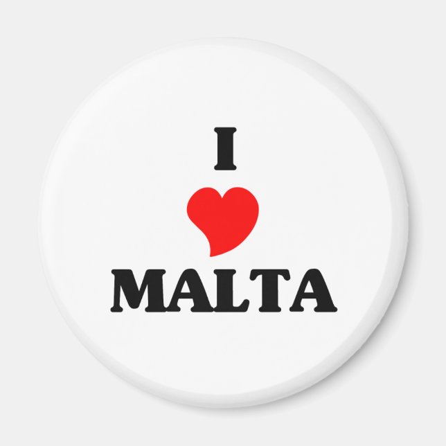 Imã Eu Amo Malta (Frente)