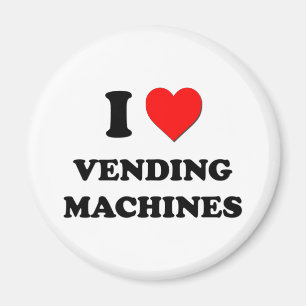 Imã Eu amo máquinas de venda automáticas