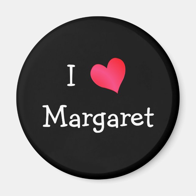 Imã Eu Amo Margaret (Frente)