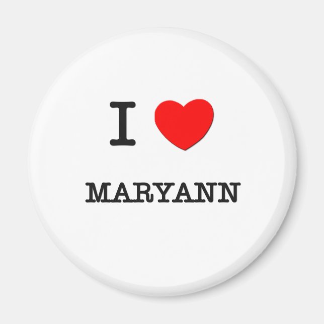 Imã Eu Amo Maryann (Frente)