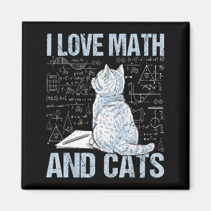 Imã Eu Amo Matemática E Gatos Professor De Ciências Al