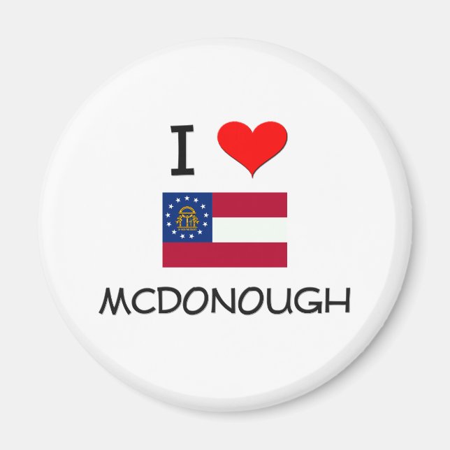Imã Eu Amo MCDONOUGH Georgia (Frente)