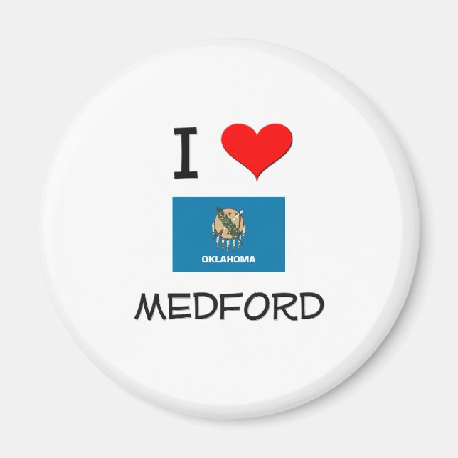 Imã Eu Amo Medford Oklahoma (Frente)