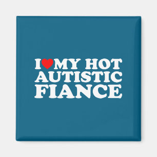Imã Eu amo meu(a) noivo(a) autista quente conscientiza