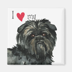 Imã Eu amo meu Affenpinscher