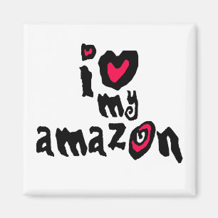 Imã Eu amo meu Amazon