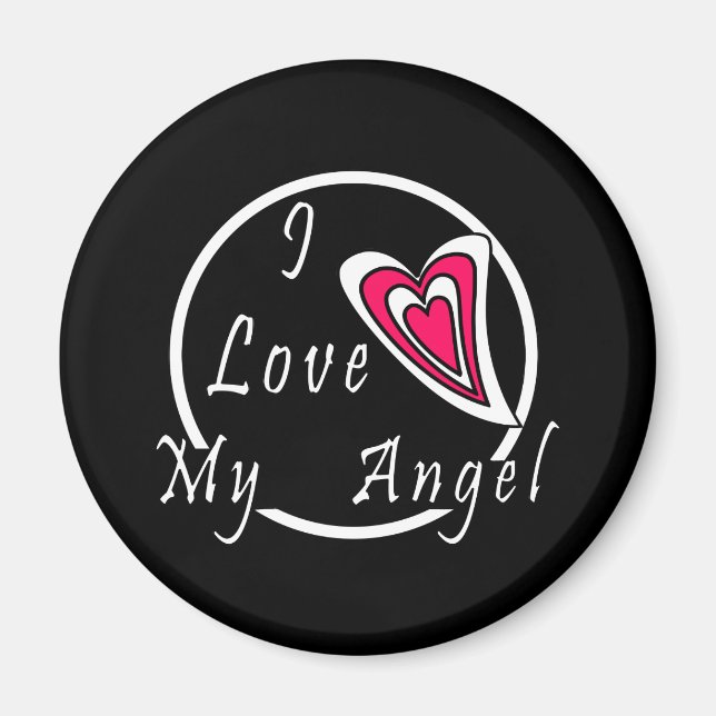 Imã Eu amo meu Angel (Frente)