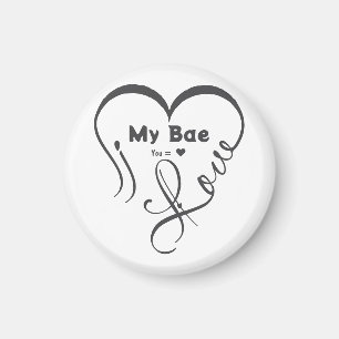 Imã Eu Amo Meu Bae • Você = ♥