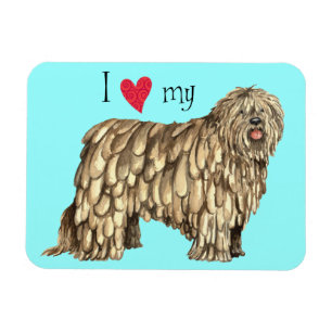 Ímã Eu amo meu Bergamasco